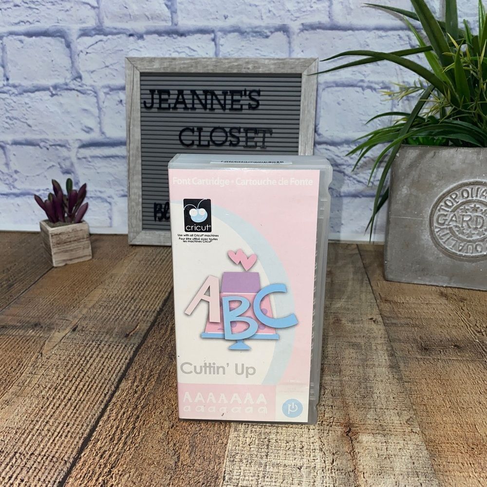💜 New Cuttin' It Up Cricut Cartridge Phase's Let's Party Best Wishes Alphabets